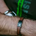 Lederarmband Antikbraun