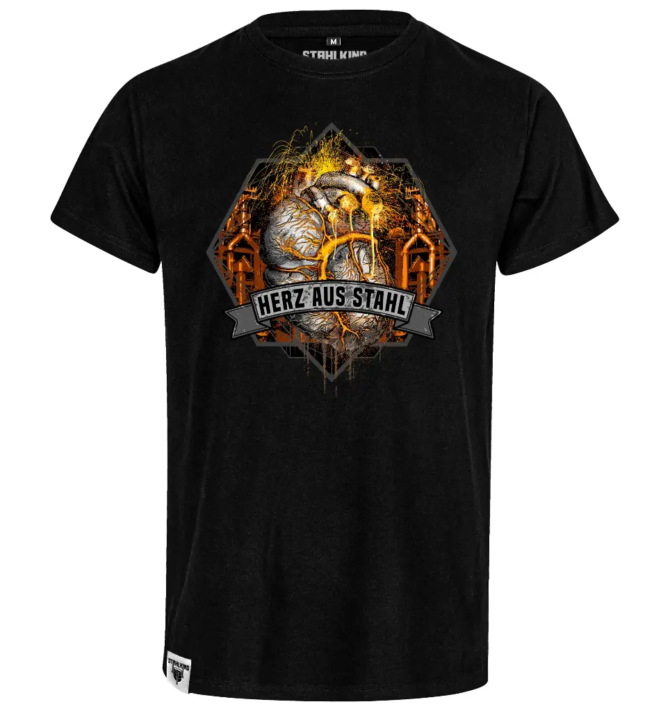 T-Shirt "Herz aus Stahl"