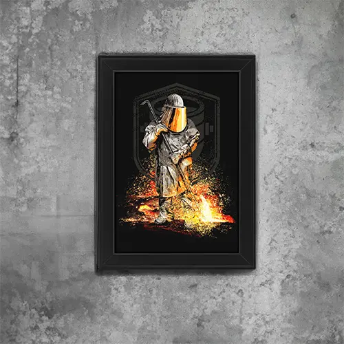 [SK-1-5181-0-BLK] Bilderrahmen mit versch. Stahlkind-Motiven