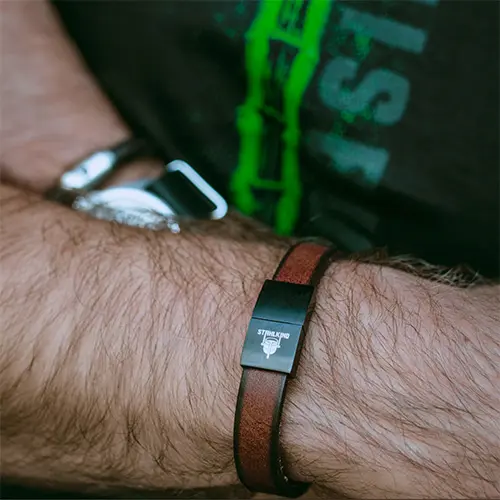 Lederarmband Antikbraun